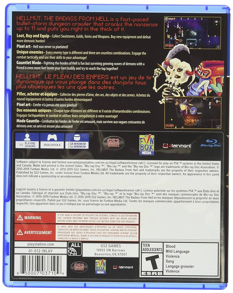 Hellmutt: The Badass from Hell 北米 - PS4 Amazon.com: Hellmutt: Game Solutions 2 The Badass From Hell